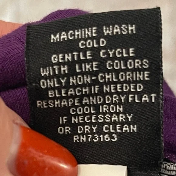 Willie Smith Purple cowl neck blouse - Picture 7 of 9